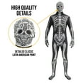 thumbnail image 2 of Morphsuits Day Of The Dead Morphsuit Halloween Costume For Unisex Black Medium, 2 of 4