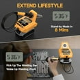 thumbnail image 4 of Cordless Soldering Station for Dewalt 20V Max Battery - Electric Digital LCD Display Soldering Iron Station Fast Heating Up Soldering Station for DIY, Appliance Repair (Battery Not Included), 4 of 7