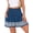 Floral Blue White, variant on Shorts for Women Summer Casual High Smocked Waist Wide Leg Lounge Comfy Baggy Shorts 2026 Beach Vacation Clothes Floral Blue White X-Large