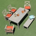 thumbnail image 3 of Cambridge Casual  Surfside Wood Outdoor Rectangular Dining Table Weathered Gray, 3 of 5