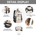 thumbnail image 4 of JIALIOU 14" Laptop Backpack Waterproof Airline Approved Stylish Casual Daypack for Travel Business College Work, Cute Bear with Honey Pot, 4 of 8