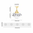thumbnail image 2 of Nail Display Stand, Crystal Base #1 - Acrylic Chessboard Manicure Display Stand, Practice Nail Plate Holder Tool for Home & Salon, Nail Art Easter Mother'S Day Nail Makeup Organizers, 2 of 8