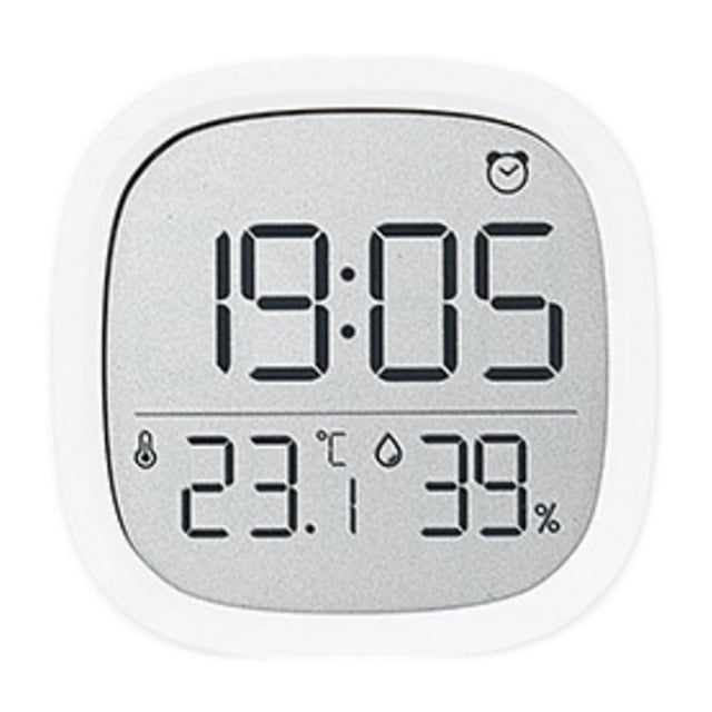 WRKEKC Liquidation Écran LCD Horloge Concise Multifonctionnelle Température Horloge Électronique Humidité Horloge Électronique Magnétique Réveil Mince Réveil Électronique