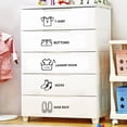 thumbnail image 2 of Armario, Pegatina Para Ropa, Instrucciones Para Cajones De Almacenamiento Doméstico, Pegatinas Creativas Para Decoración Del Hogar Y Dormitorio Serendint HA039988-02, 2 of 6