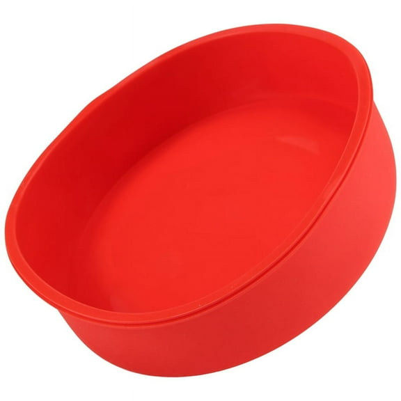 8 Inch (About 20.3 cm) Round Cake Pan-Silicone Mold for Baking Non-Stick and Quick Release Baking Pan