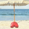 thumbnail image 6 of Umbrella Stand Base, Water and Sand Fillable Beach Umbrella Stand for Patio, Lawn, Deck, Outdoor, Garden Red, 6 of 8