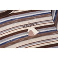 thumbnail image 2 of NIPAXO Boys Outfits Set Elastic Waistband Cotton Blend Knit Striped Crewneck Tent Graphic T-Shirt Shorts Set for Toddler Little Boys Age 7-8 Years Brown, 2 of 14