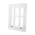 thumbnail image 4 of Puerta con solapa para gatos Fernando suministros para mascotas puerta de gato interiores y exteriores Blanco, 4 of 8