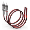 thumbnail image 1 of Adaptador RCA de cable de enchufe a altavoz Pixelman 14AWG de 1 m, 1 of 6