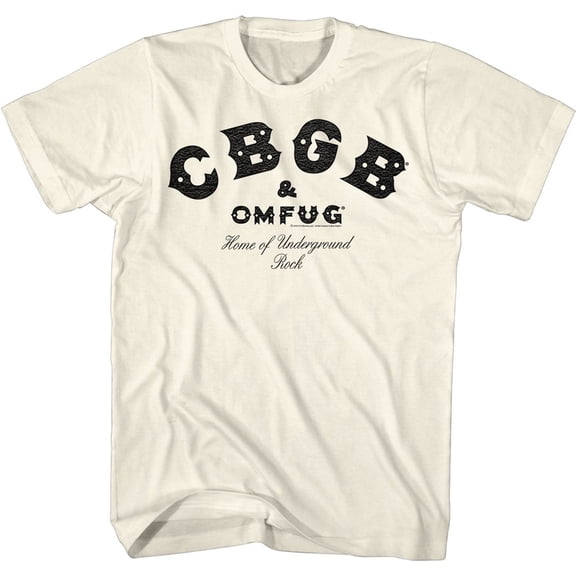 CBGB Black Natural Adult T-Shirt L