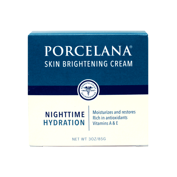 Porcelana Nighttime Hydration Cream, Updated Formula, Fades Dark Spots, Evens Skin Tone