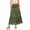 Army Green, variant on Tqcoqu Women's High Waist Smocked Ruffle Tiered Maxi Skirt Casual Flowy Long Skirt,Beige,Women's S-XL