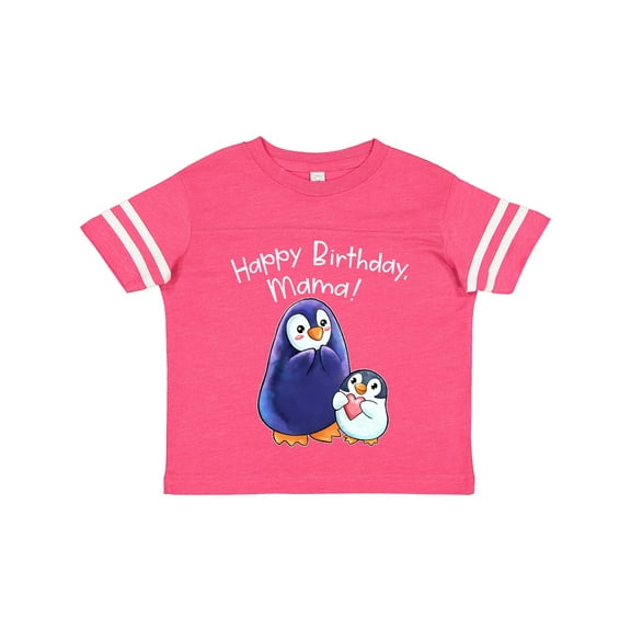 Inktastic Happy Birthday, Mama- Cute Penguins Boys or Girls Toddler T-Shirt