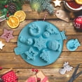 thumbnail image 5 of THLKIF Christmas tree, elk, snowman Shapes Silicone Molds for DIY Cake Fondant Biscuit Cookies Soap Sugar Pudding Chocolate Hard Candies Dessert Candle Decor, 5 of 5