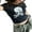 Black, variant on Gupgi Women Goth Crop Top O Neck Short Sleeve T-Shirt Graphic Skull Pattern Tops