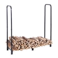 thumbnail image 1 of Sophia & William Garden 4 ft. Steel Firewood Log Rack - Black, 1 of 6