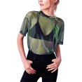thumbnail image 1 of SAYOO Camiseta de malla sexy femenina, camiseta transparente de manga corta SAYOO moda, 1 of 5