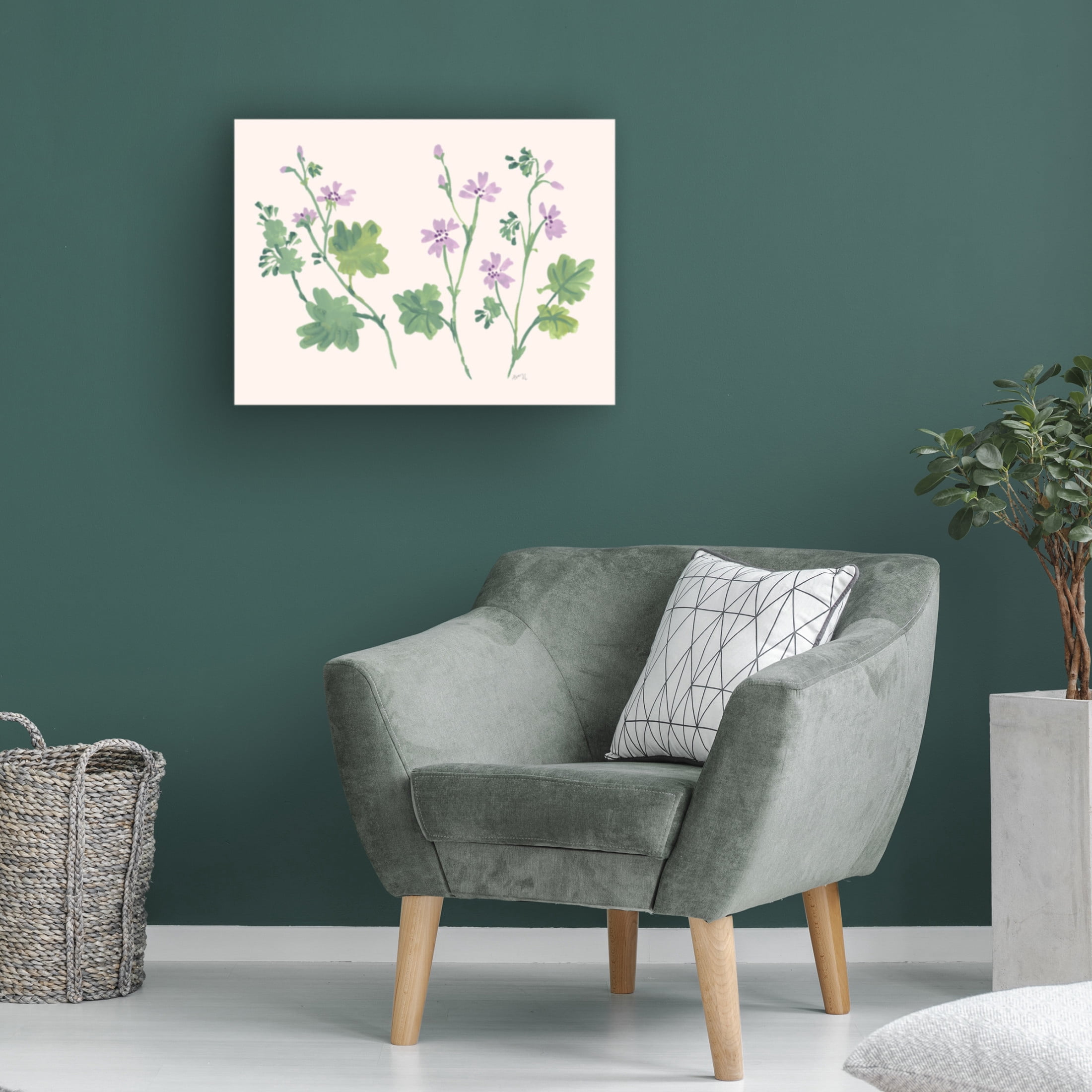 Trademark Fine Art Ania Zwara Little Violets Canvas Wall Art