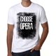 thumbnail image 1 of Mens T Shirt Vintage Imprimž Tee Choose Ppera White, 1 of 2