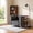 Dark Grey01, variant on BSHTI 16.54" Square Ottoman – Linen Upholstery, High-Density Foam, No Assembly Required, Footrest & Extra Seat for Living Room Bedroom Office