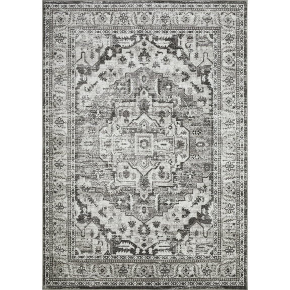 Loomaknoti Rhane Alvner 9' x 12' Ivory Oriental Indoor Area Rug