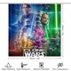 thumbnail image 2 of Star Wars Guerras clon-theme 4-Piece Shower Curtain Set with Rugs, Waterproof Bathroom Decor Set Includes Bath Mat, U-Shaped Rug, Toilet Lid Cover and Curtain with Hooks, 2 of 6