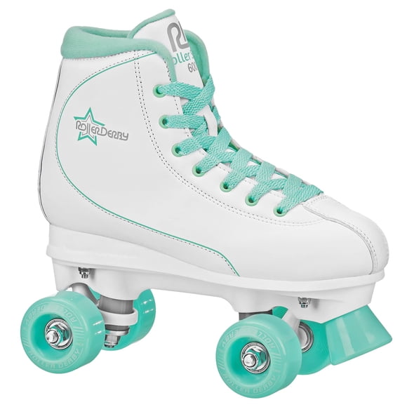Roller Derby Roller Star 600 Patines de ruedas para mujer - Blanco/Menta - Talla 06