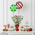 thumbnail image 7 of PMU Christmas Balloon Weight Centerpiece Holly Berry - 12 Pcs Red and Green Glitter Burst Centerpiece- Perfect Christmas Party Décor - 15 Inch Pkg/12, 7 of 7
