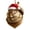3#D, variant on Christmas Tree Ornaments, 2D Acorn Woodland Animal Hanging Ornament, Cute Animal Figurine Pendants with Red Bow, Festive Berry Accent for Xmas Holiday Home Party Decoration, Winter Decor Gift