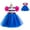 Only Dress, variant on Girls Doll Cat Rainbow Costume with Headband Halloween Birthday Princess Dress
