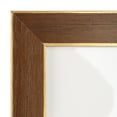 thumbnail image 2 of Gallery Walnut & Gold Trim Frame with Mat by Studio Decor, 2 of 6