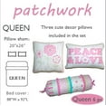 thumbnail image 4 of Cozy Line Home Fashions Courtepointe Réversible en Coton 100 % à Pois Roses pour Demoiselle d'Honneur, Ensemble de Literie, Couvre-Lit, Jeté de Lit (Greta Pastel, Grand Lit - 6 Pcs : 1 Courtepointe + 2 Taies d'Oreiller + 3 Coussins Décoratifs), 4 of 4