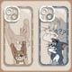 thumbnail image 2 of Funda de silicona suave con dibujo de ratón y gato para iPhone, carcasa transparente para modelos 14 Pro Max, 13, 12, 11 Mini, XR, XS, X, 8, 7, 6, 6S Plus, SE 2020 Fivean unisex, 2 of 2