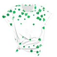 thumbnail image 5 of Meichang Hauts de Vacances pour Femmes St Patricks Day T-Shirt Décontracté Manches Courtes Tops Graphiques Trèfle T-Shirts Col Rond Chanceux pour Femmes, 5 of 5