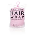 thumbnail image 3 of Sleek'e Microfiber Hair Wrap | Ultra Absorbent and Soft Anti-Frizz Turban Twist Towel | Reduces Drying Time by 50% | Quick Dry Spa Quality Hair Wrap for Drying Thick, Curly, and Long Hair (Baby Blue), 3 of 4