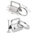 thumbnail image 3 of Miangastore Hardware Set Iron 20Pack Round Gun Black Key Fob Fixing Supplies, 3 of 9