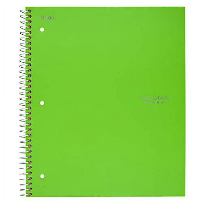 Five Star Trend Wirebound Notebook, 5 Subject, Wide Ruled