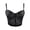 #0026-Black, variant on Women's Spaghetti Straps PU Leather Bustier Crop Top PU Leather Bustier Crop Top Gothic Punk Push Up Women's Corset Top Bra Gift