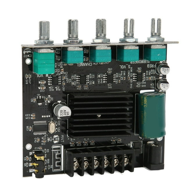 Carte Sonore, Carte DC12-24V Réglable pour Haut-Parleurs 15-100W 4-8 Ohms