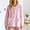 Light Pink, variant on Bed Jacket for Women with Pockets Cozy Classic Pajama Top Soft Sleepwear Casual Nightwear (Beige,M)