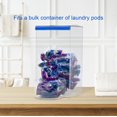 thumbnail image 4 of Dispensador Inevibe de acrílico transparente con tapa azul, 4 of 7