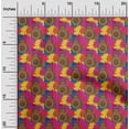 thumbnail image 2 of oneOone Polyester Spandex Red Fabric Kawai Craft Projects Decor Fabric Printed By The Yard 56 Inch Wide, 2 of 5