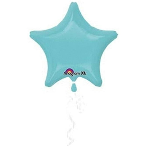 Anagram 52327 18 in. Robins Egg Blue Star Balloon