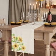 thumbnail image 2 of Table Runners 72 Inches Long Dress Scarves, Yellow Daisy Flowers Farmhouse Kitchen Table Runner, Coffee Tablerunners, Spring Summer Rustic Garden Floral 18x72 Inch, 2 of 9