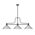thumbnail image 5 of 3 Light Billiard-21 Inches Tall And 15 Inches Wide-Brushed Nickel Shade Color Z-Lite 725-3Mb-Bn15, 5 of 5