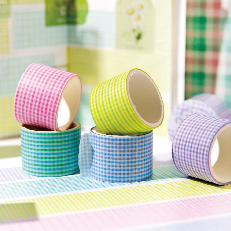 5 Rolls Washi Tape Set, Scrapbook Crafts Floral Decorative Masking Tape for Journaling Planner Card Making Album Art Teacher Classroom Supplies