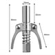 thumbnail image 5 of Boquilla de Grasa para Engranajes con Doble Manija, Carga de 10 000 PSI, Acoplador de Grasa de Bloqueo y Liberación Rápida con Manguera Flexible con Resorte, 5 of 6