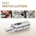 thumbnail image 2 of 2pcs Drill Chuck Tool for 9 Gauge Twist Ties, EZ Twist Fence Tool, 2 of 5