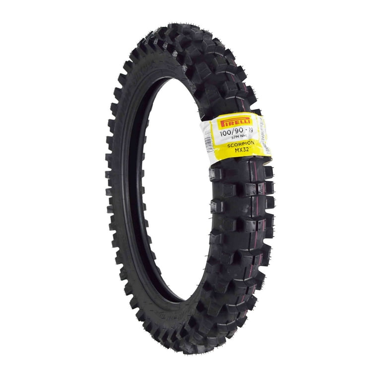 モトクロスピレリMX32新品とDUNLOP MX14中古セット ピレリ 80/100-21 scorpion mx32 モトクロスタイヤ SCORPION