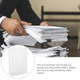 thumbnail image 2 of MasteelfCA Magazine Holder Office File Organizer Clear Brochures Holder Wall Pamphlets Holder, 2 of 9